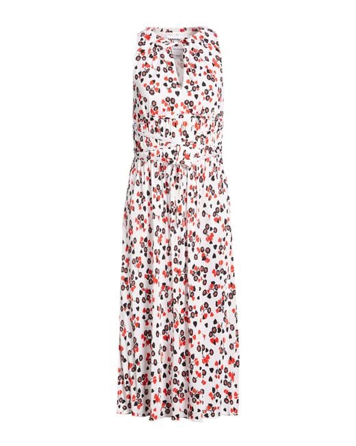 Moschino White Midi Dress Viscose