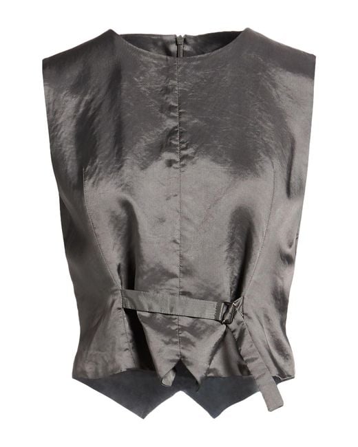 MM6 by Maison Margiela Gray Top Viscose