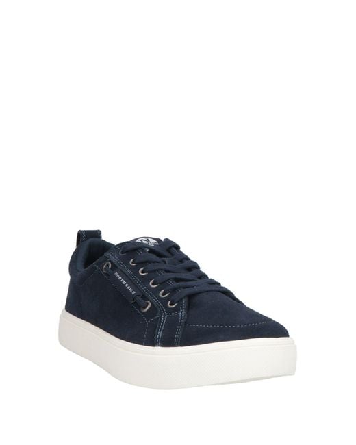 North Sails Blue Sneakers Leather for men