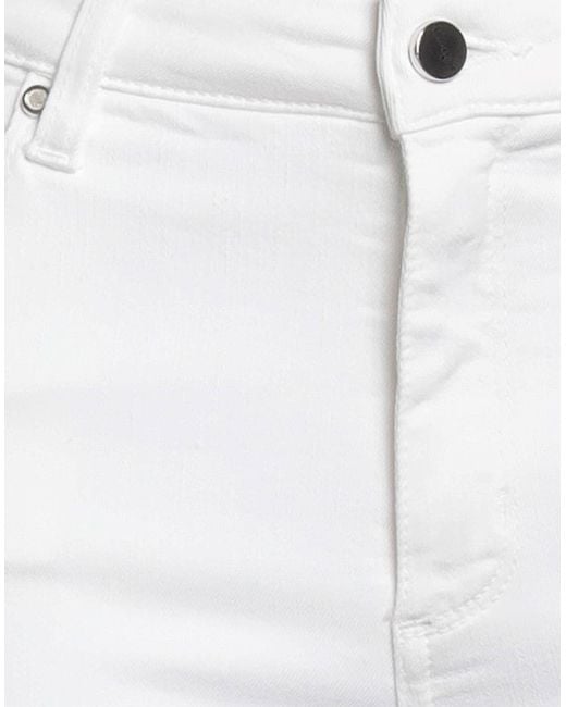 Kiton White Jeans Cotton, Elastane