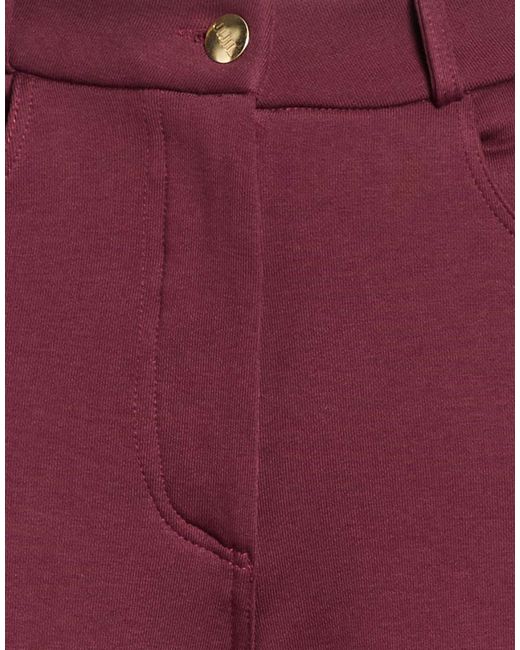 Jijil Red Pants Cotton, Polyester