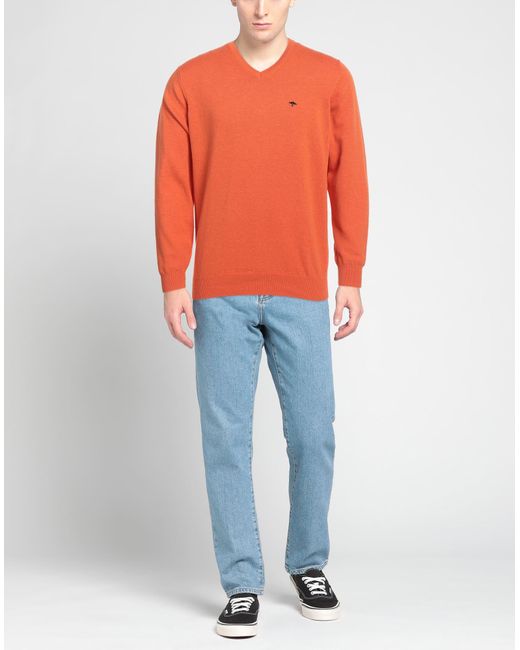 Fynch-Hatton Orange Sweater for men