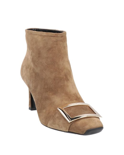 Roger Vivier Brown Ankle Boots