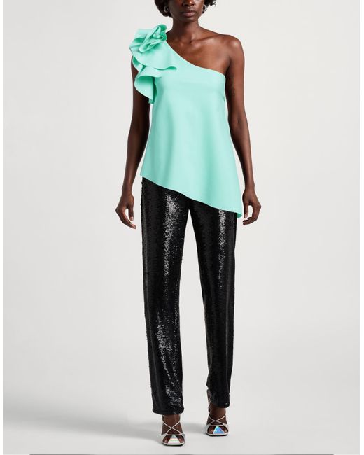 La Petite Robe Di Chiara Boni Green Top Polyamide, Elastane