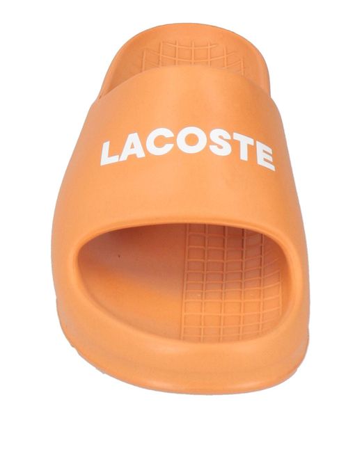 Lacoste Orange Apricot Sandals Rubber for men