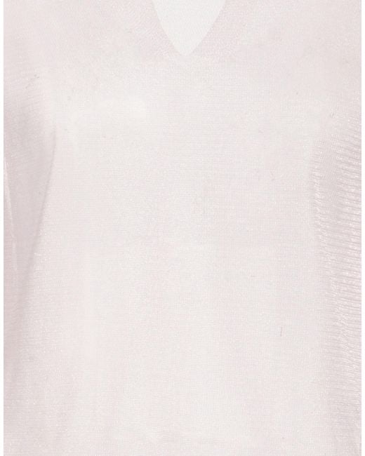 Sandbeige White Light Sweater Polyester