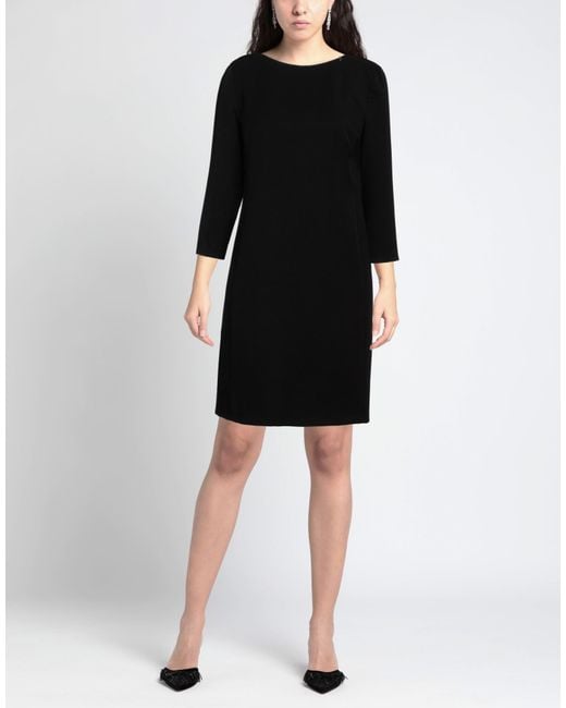 Kocca Black Mini Dress Polyester, Elastane