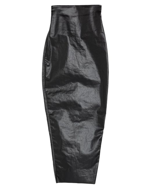 Rick Owens Black Jeansrock