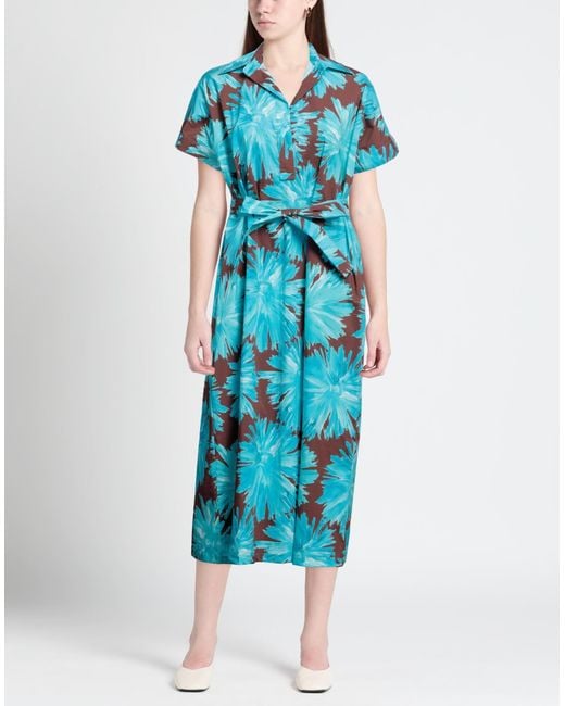 Liviana Conti Blue Midi Dress