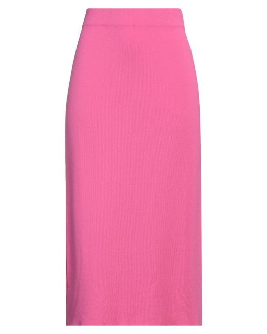 Clips Pink Midi Skirt
