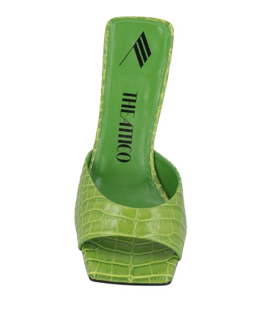 The Attico Green Sandale
