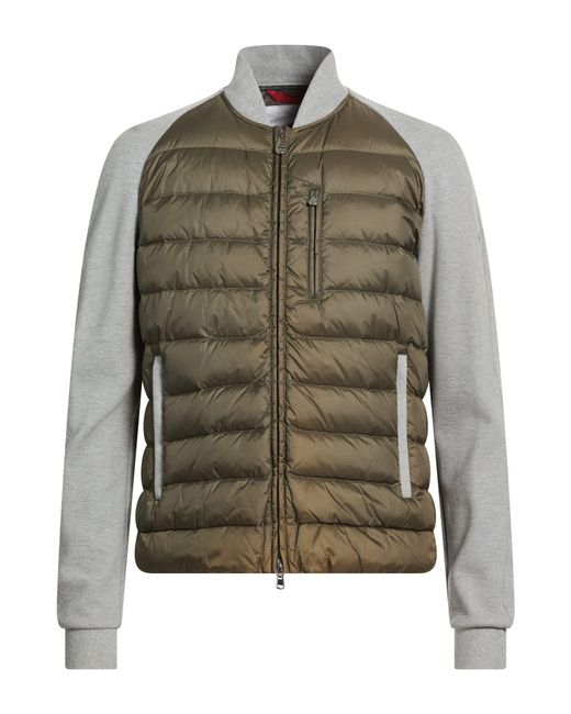 Peuterey Green Puffers for men