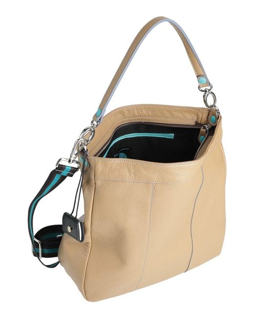 Gabs Natural Sand Handbag Calfskin