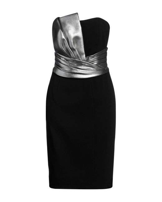 Paule Ka Black Mini Dress