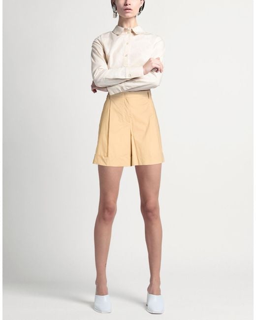 MVP WARDROBE Natural Sand Shorts & Bermuda Shorts Cotton
