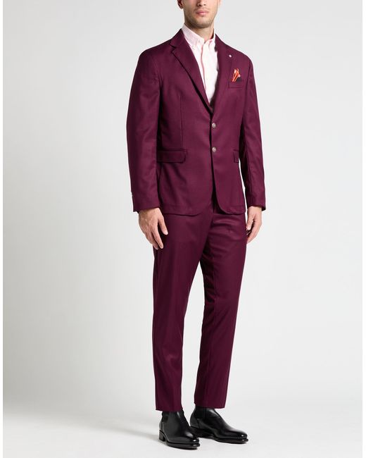 Bharnaba Purple Suit for men