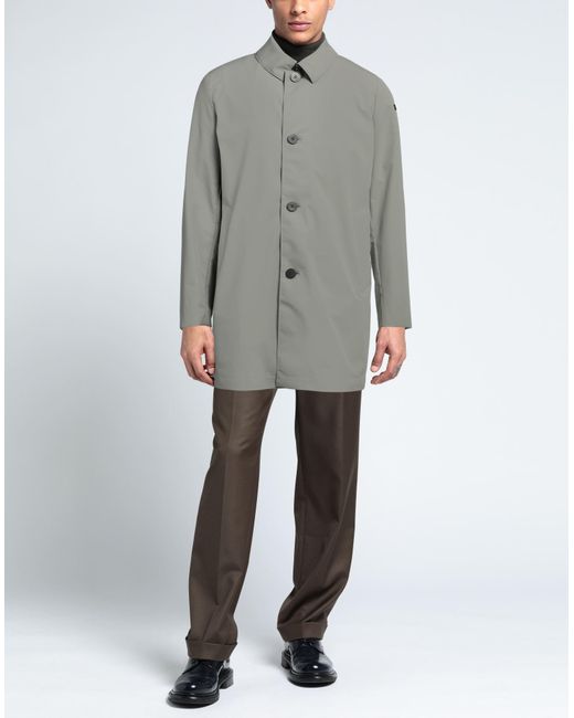 Rrd Gray Overcoat & Trench Coat for men
