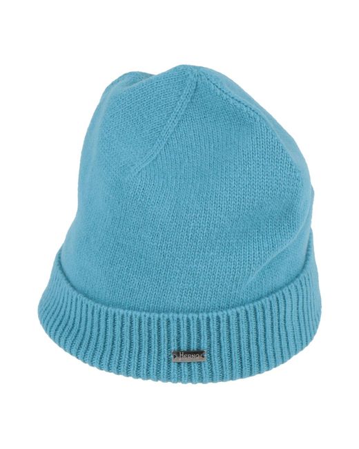 Herno Blue Hats for men