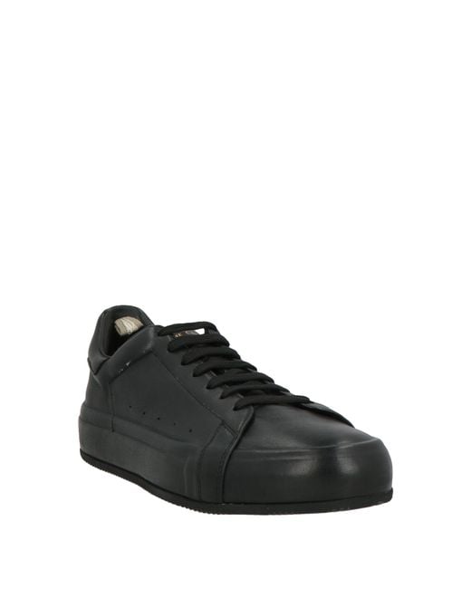 Officine Creative Black Sneakers Calfskin
