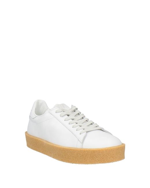 Akman White Sneakers Leather for men