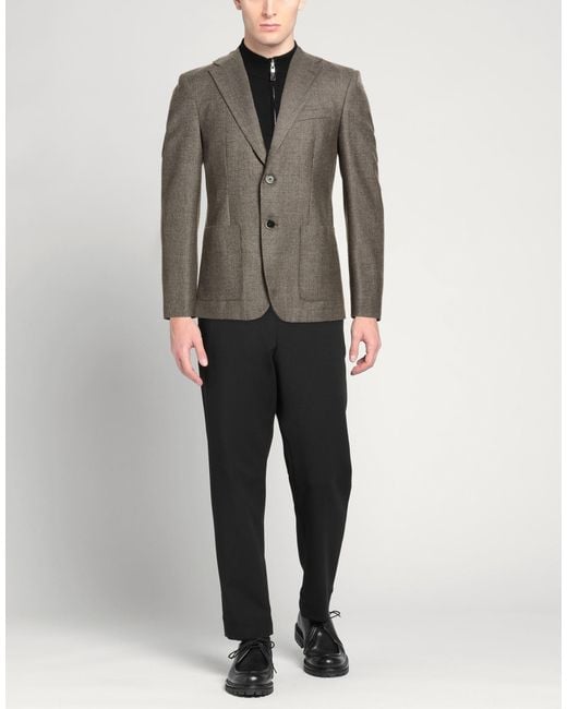 Barena Gray Blazer Virgin Wool for men