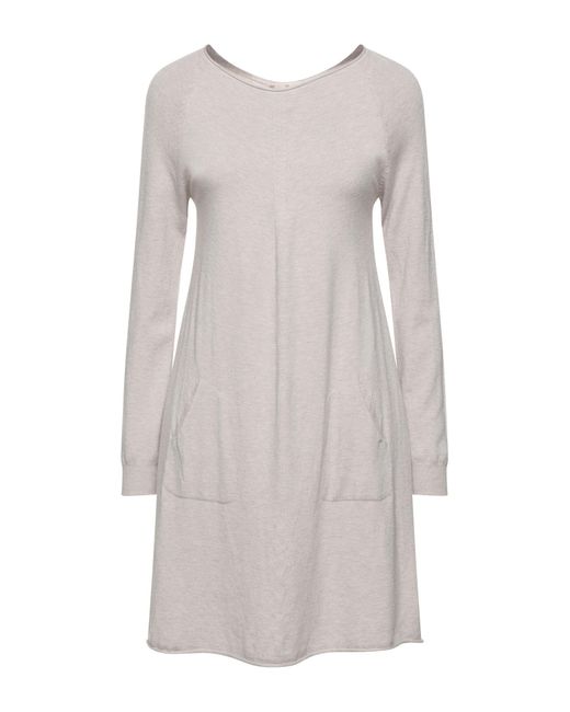 Cashmere Company Gray Mini Dress