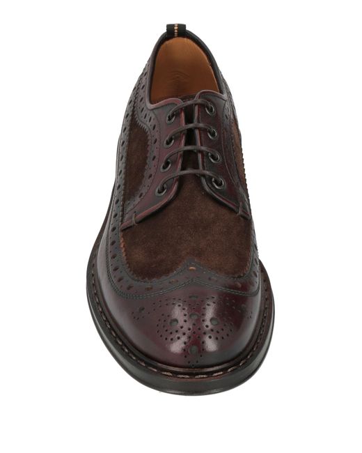 Fabi Brown Lace-Up Shoes for men