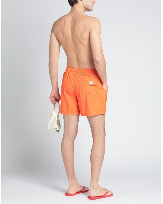 Impure Orange Swim Trunks for men