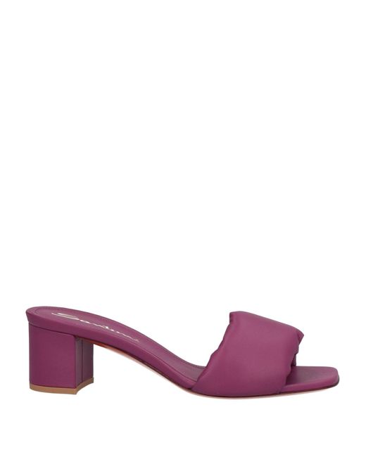 Santoni Purple Sandals