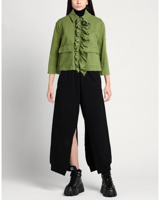 Please Green Jacket Cotton, Elastane