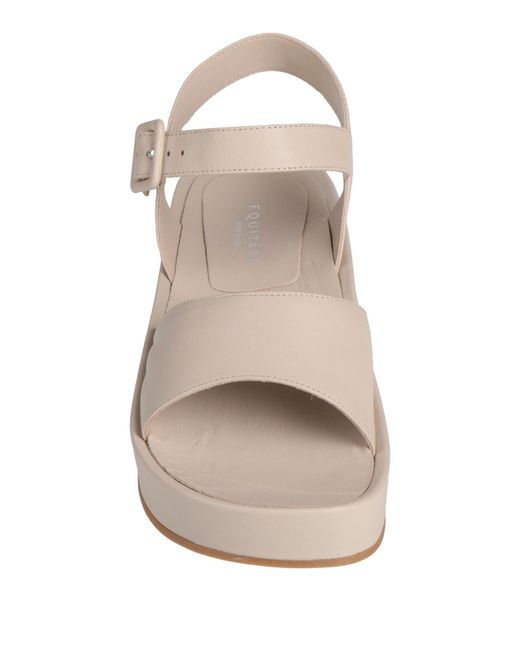 Eqüitare Natural Ivory Sandals Leather