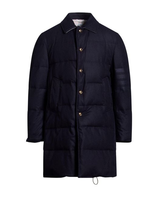 Thom Browne Blue Midnight Puffer Wool, Cashmere for men