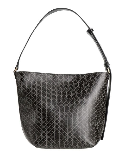 Calvin Klein Black Shoulder Bag Recycled Polyester, Polyurethane
