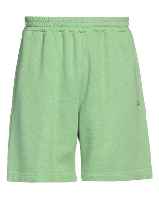 MSGM Green Shorts & Bermuda Shorts for men