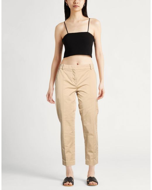 Tory Burch Natural Pants Cotton