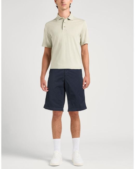 Mason's Blue Shorts & Bermuda Shorts Cotton, Elastane for men