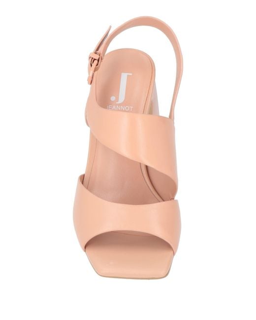 Jeannot Pink Sandals Leather