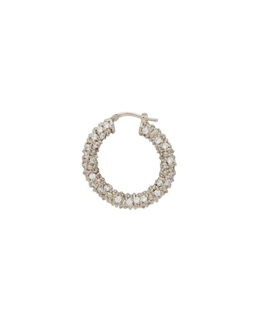 Jil Sander Metallic Ohrring