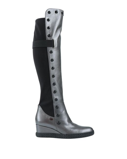 Norma J. Baker Knee Boots in Black Lyst