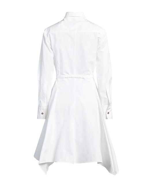 Versace White Midi Dress