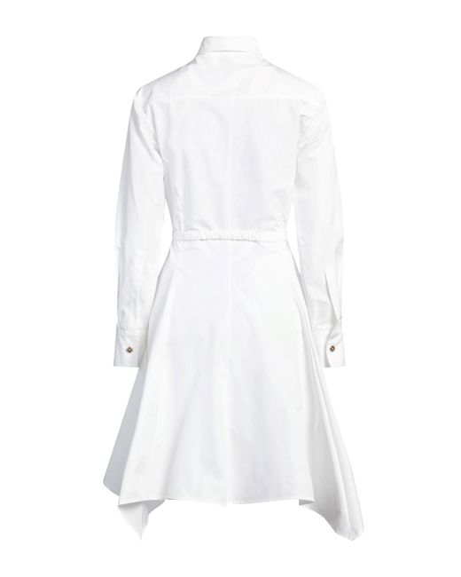 Versace White Midi-Kleid
