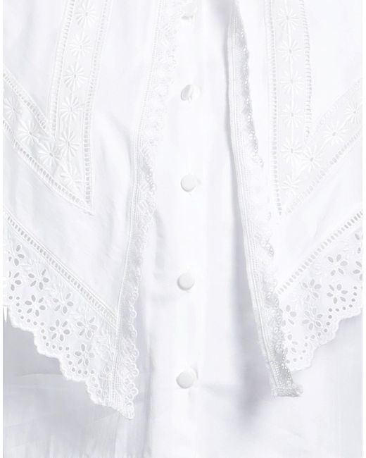 Loretta Caponi White Shirt
