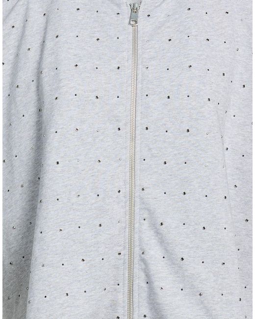 8pm Gray Sweatshirt Cotton, Elastane