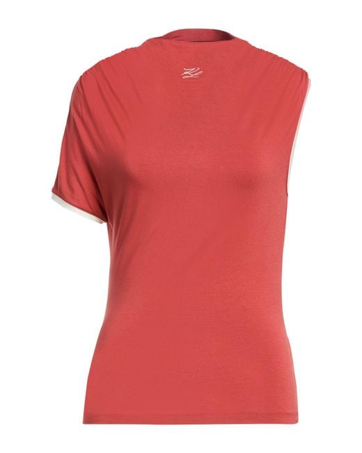 Karl Lagerfeld Red T-Shirt