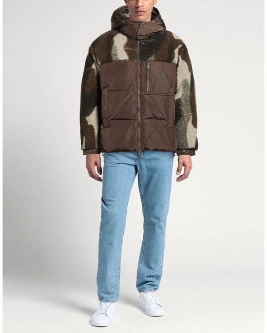 ARMANI EXCHANGE Brown Puffers for men