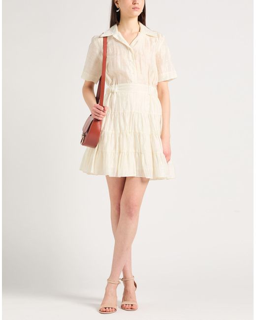 Sandro White Mini Dress