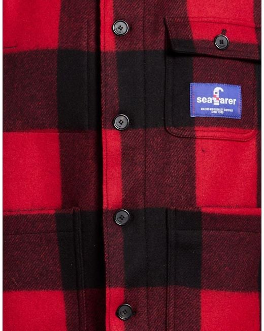 Seafarer Red Jacket Wool, Polyamide for men