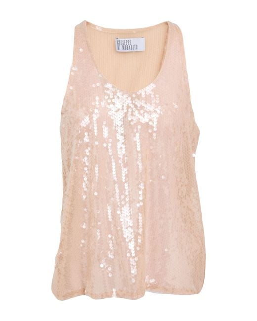 GIUSEPPE DI MORABITO Pink Top Polyester