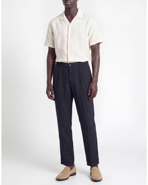 Squad² Blue Pants Linen for men