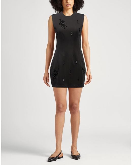 DES_PHEMMES Black Mini Dress